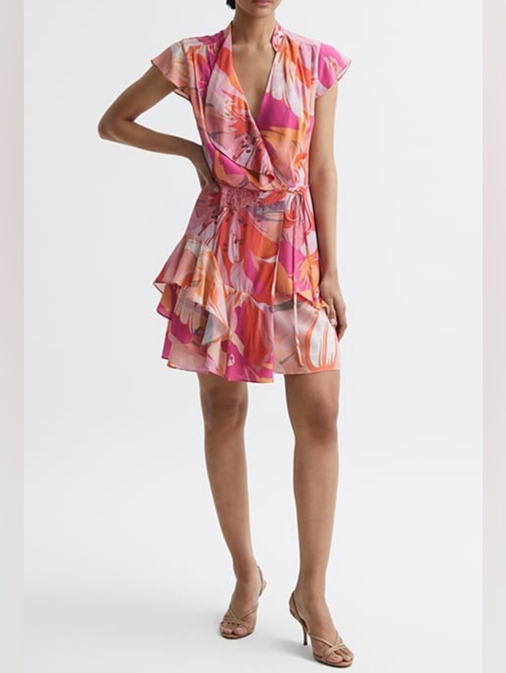 NWT REISS | $330 Marseille Wrap Mini Dress